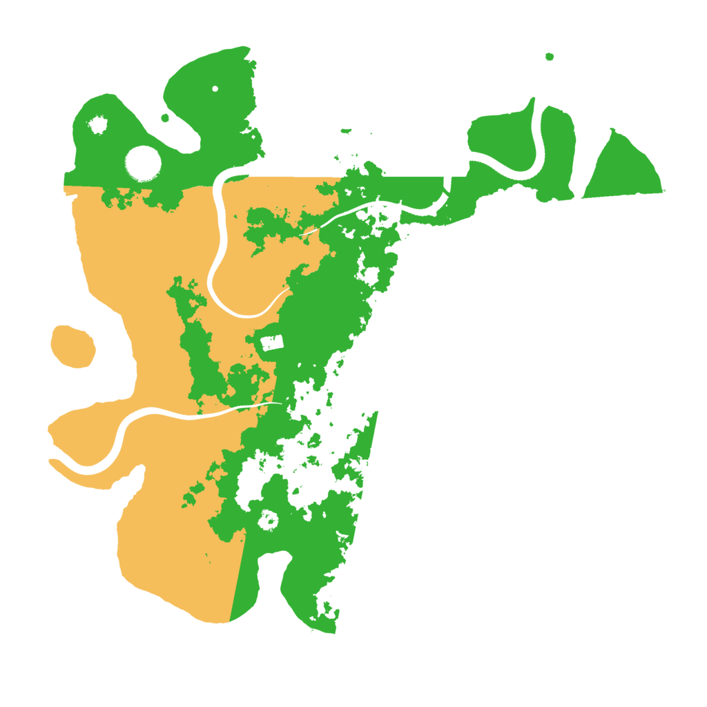 Biome Rust Map: Procedural Map, Size: 3500, Seed: 1970991977