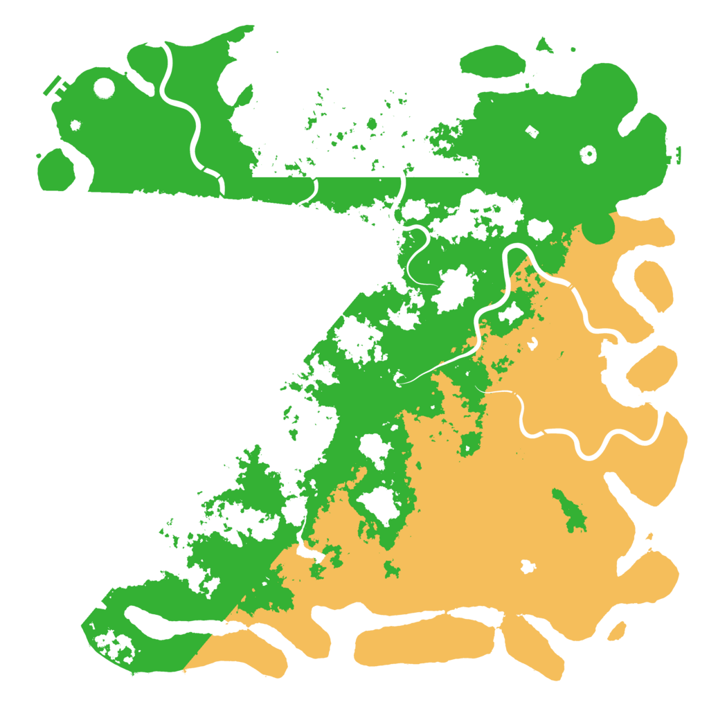 Biome Rust Map: Procedural Map, Size: 6000, Seed: 839196838