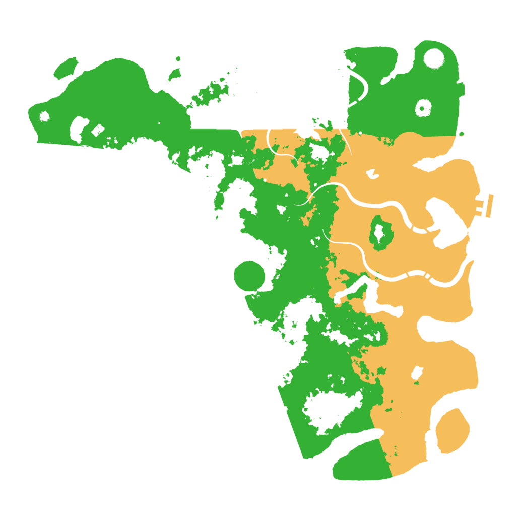 Biome Rust Map: Procedural Map, Size: 4500, Seed: 1757005348