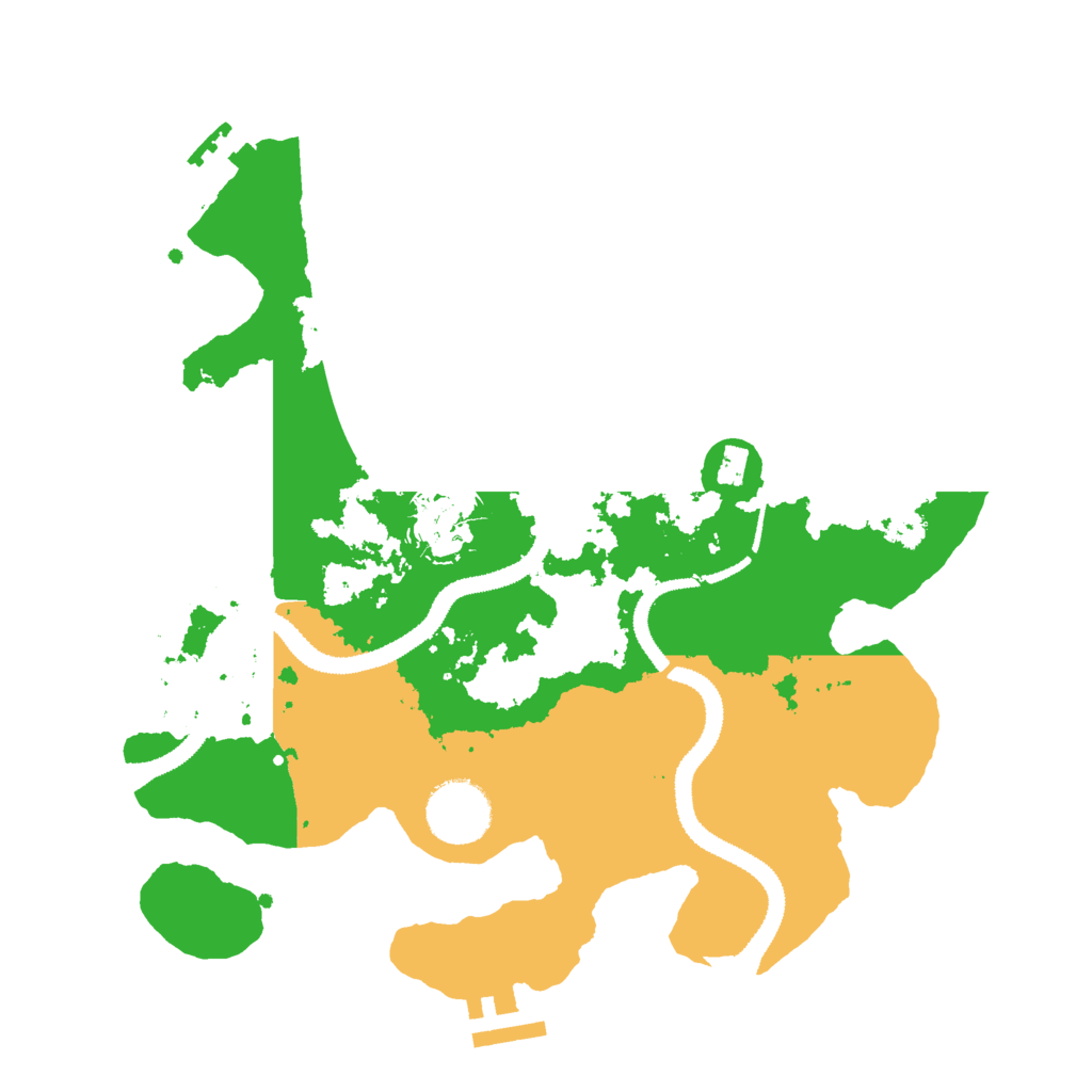 Biome Rust Map: Procedural Map, Size: 3000, Seed: 511133698