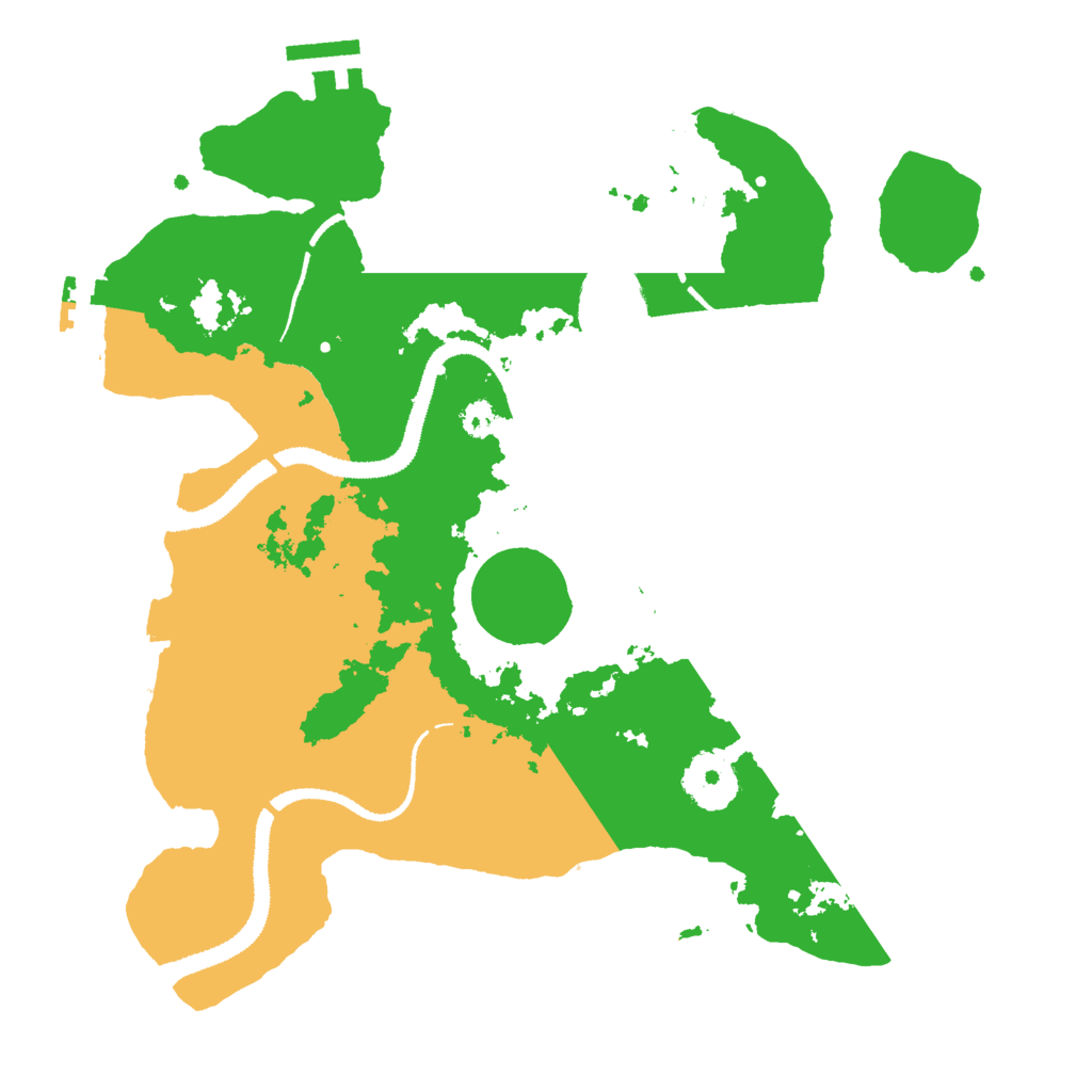 Biome Rust Map: Procedural Map, Size: 3000, Seed: 1756947231