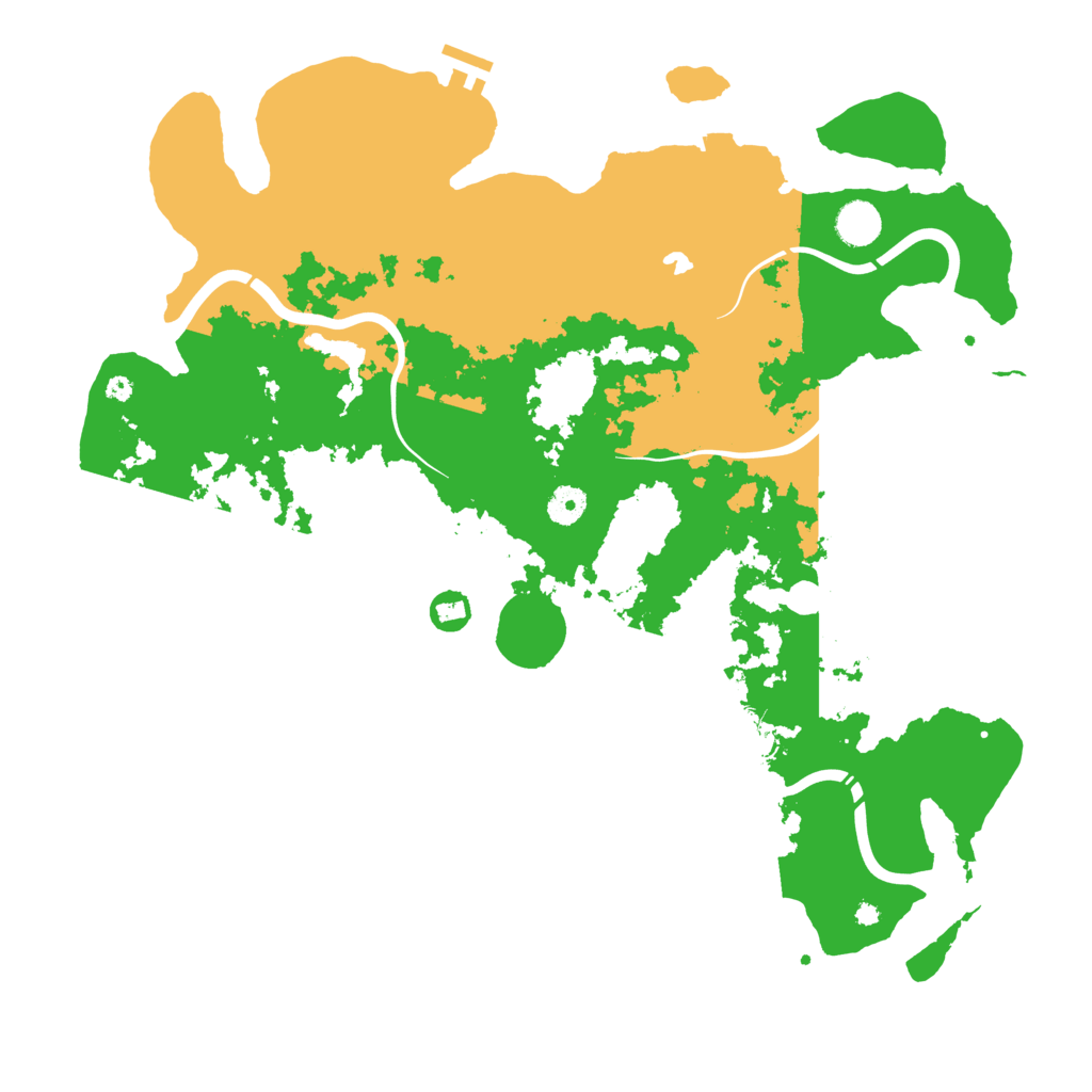 Biome Rust Map: Procedural Map, Size: 4250, Seed: 998780321