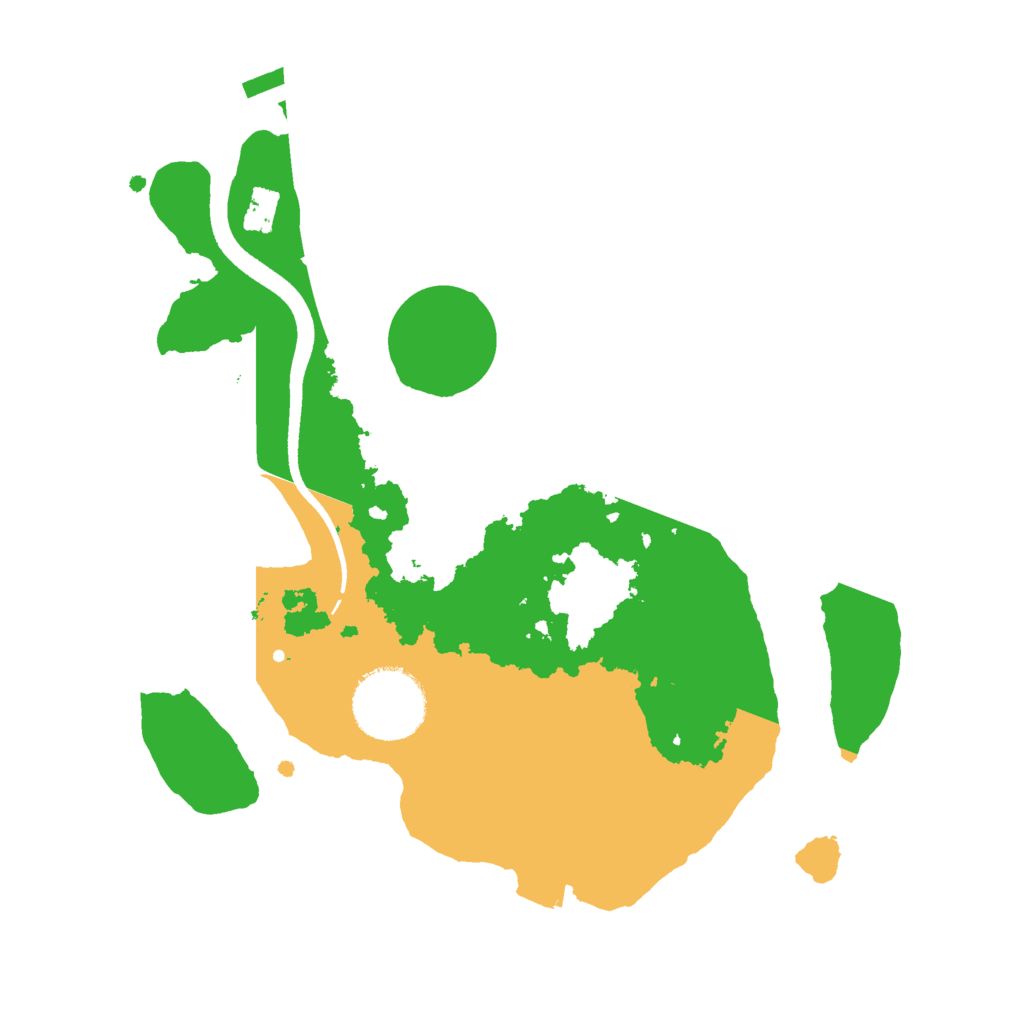 Biome Rust Map: Procedural Map, Size: 2500, Seed: 2094240255