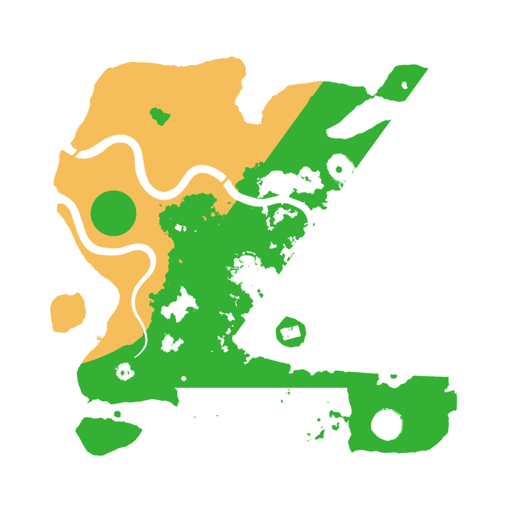 Biome Rust Map: Procedural Map, Size: 3000, Seed: 94246