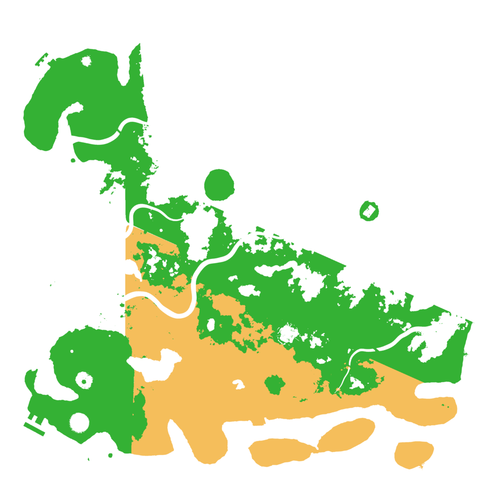 Biome Rust Map: Procedural Map, Size: 4500, Seed: 2005855259