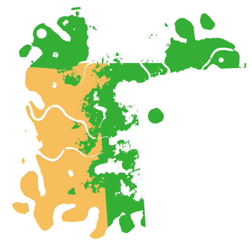 Biome Rust Map: Procedural Map, Size: 4500, Seed: 1709344978