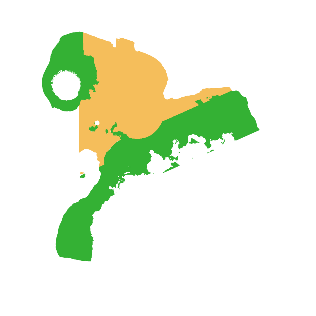 Biome Rust Map: Procedural Map, Size: 2000, Seed: 223569151