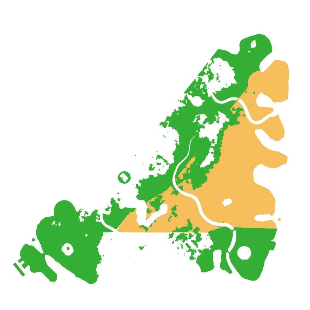 Biome Rust Map: Procedural Map, Size: 4000, Seed: 32768