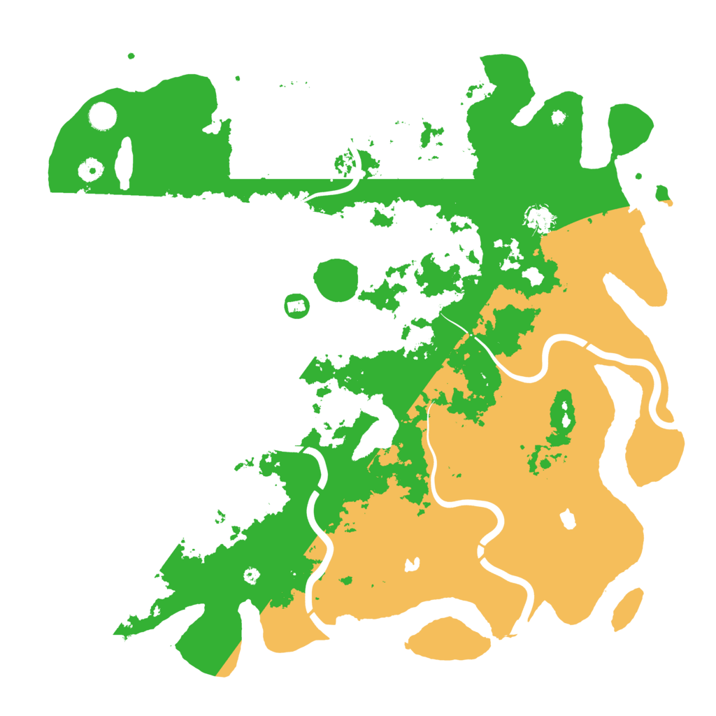 Biome Rust Map: Procedural Map, Size: 4500, Seed: 257797418