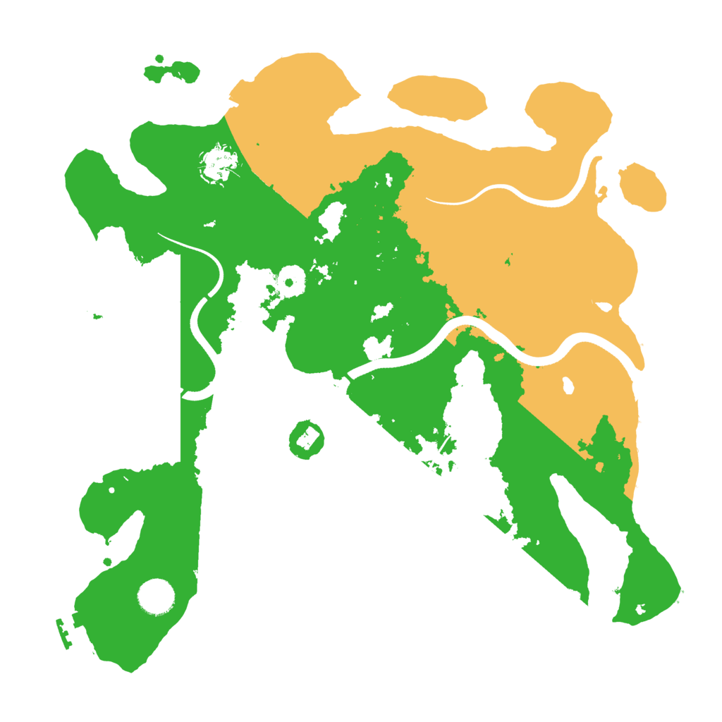 Biome Rust Map: Procedural Map, Size: 3500, Seed: 347610821