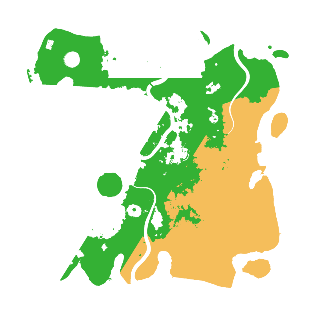 Biome Rust Map: Procedural Map, Size: 3500, Seed: 1152913333