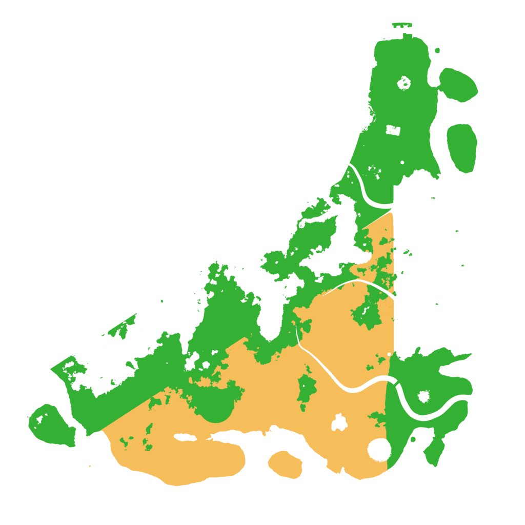 Biome Rust Map: Procedural Map, Size: 4000, Seed: 1170284400