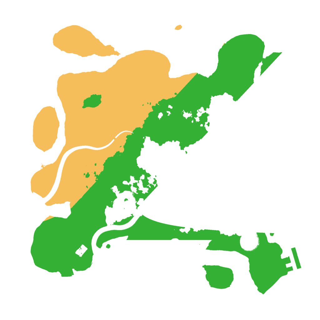 Biome Rust Map: Procedural Map, Size: 3000, Seed: 1833445081