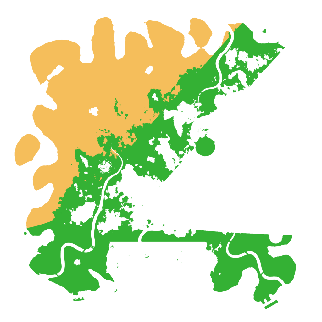Biome Rust Map: Procedural Map, Size: 4500, Seed: 321190082