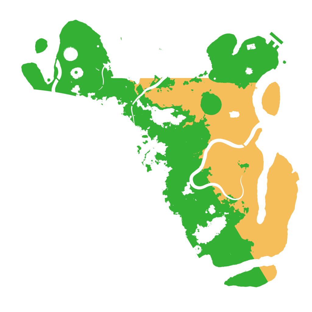 Biome Rust Map: Procedural Map, Size: 4000, Seed: 1661865232