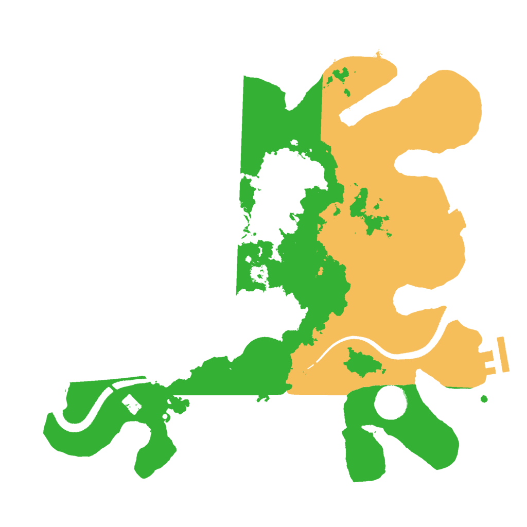 Biome Rust Map: Procedural Map, Size: 3000, Seed: 491862