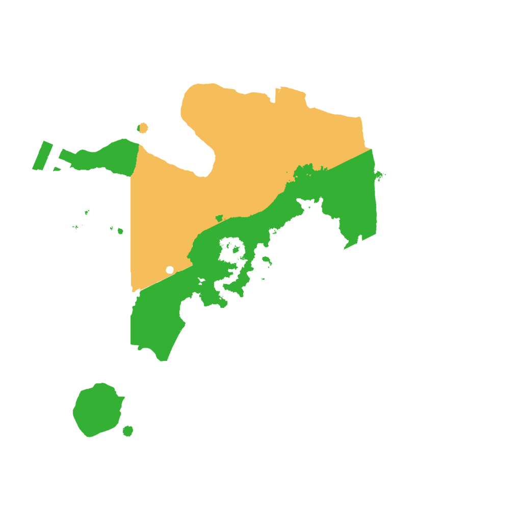 Biome Rust Map: Procedural Map, Size: 2000, Seed: 1198335375