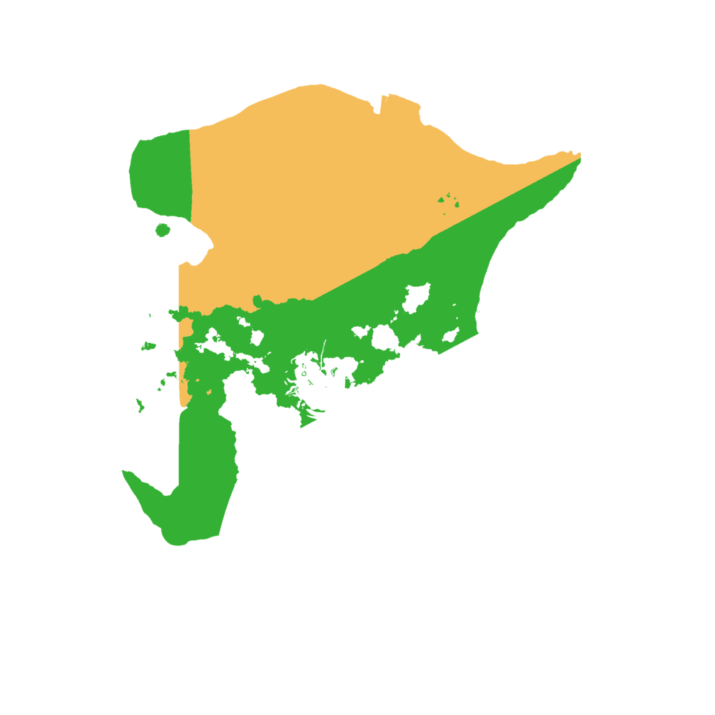 Biome Rust Map: Procedural Map, Size: 2100, Seed: 30051