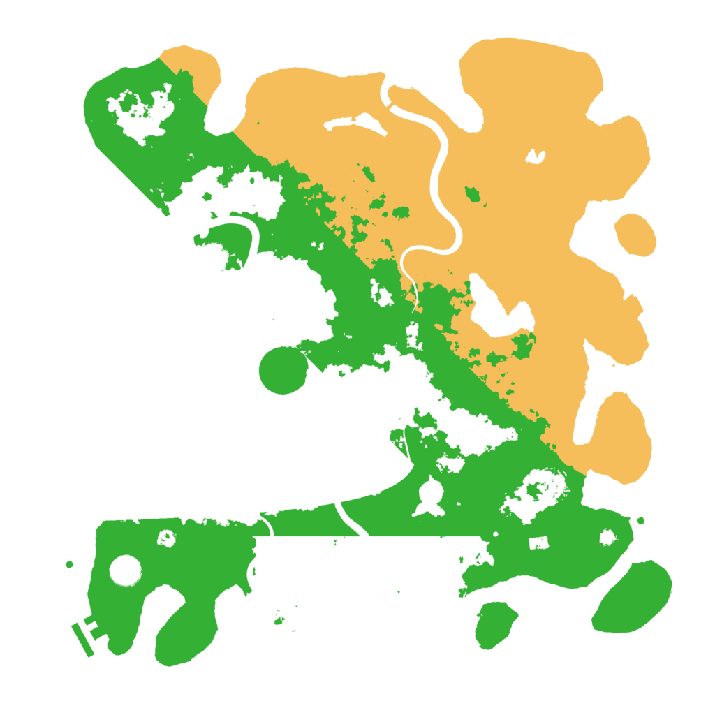 Biome Rust Map: Procedural Map, Size: 4000, Seed: 168412543
