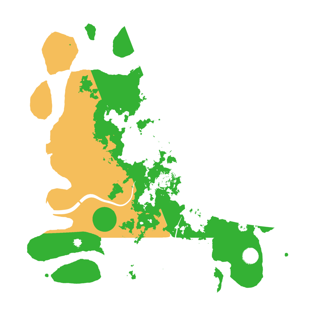 Biome Rust Map: Procedural Map, Size: 3500, Seed: 321789