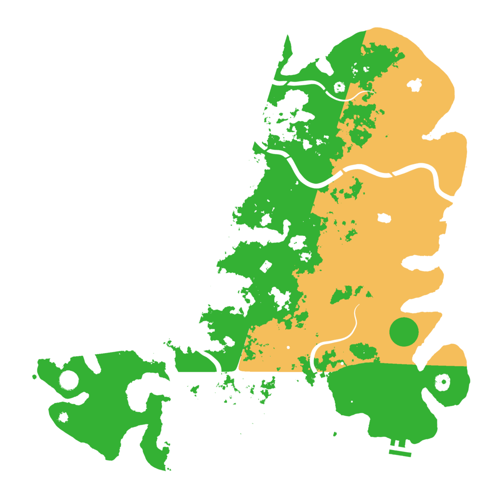 Biome Rust Map: Procedural Map, Size: 4500, Seed: 680047163
