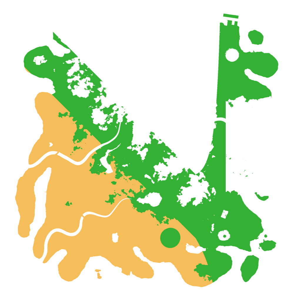 Biome Rust Map: Procedural Map, Size: 4000, Seed: 477845663