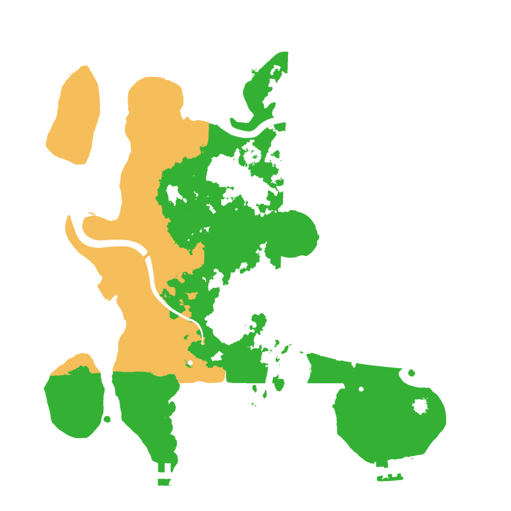 Biome Rust Map: Procedural Map, Size: 3000, Seed: 810022829