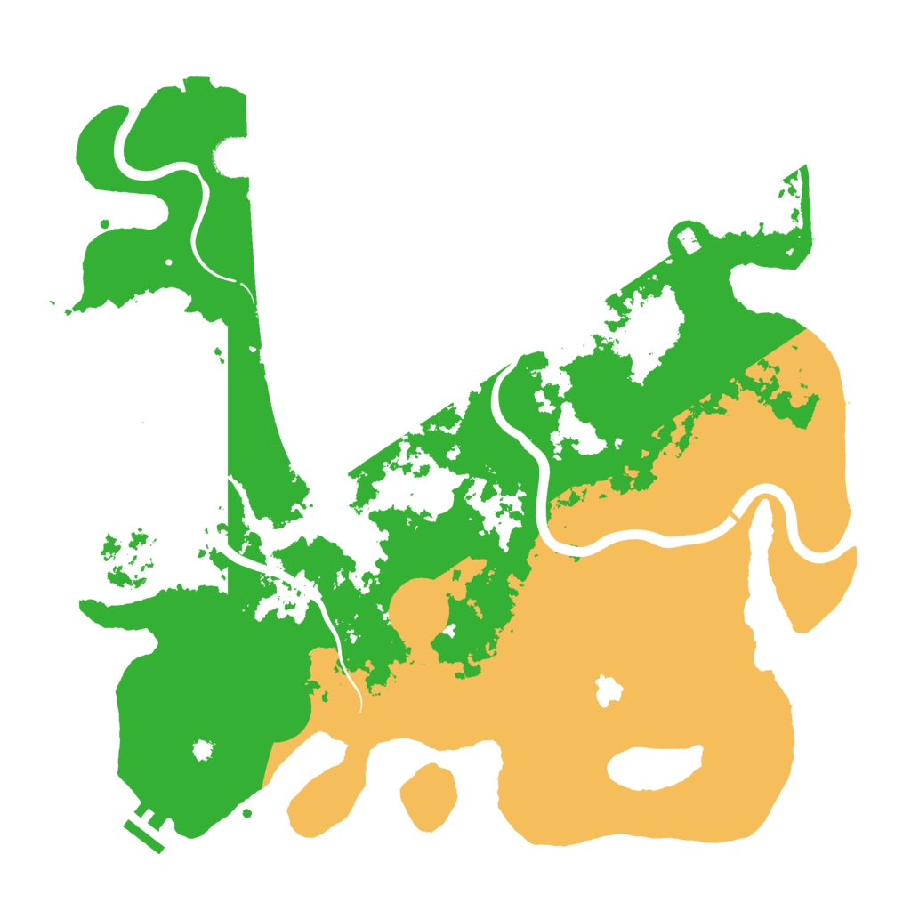Biome Rust Map: Procedural Map, Size: 4000, Seed: 15986