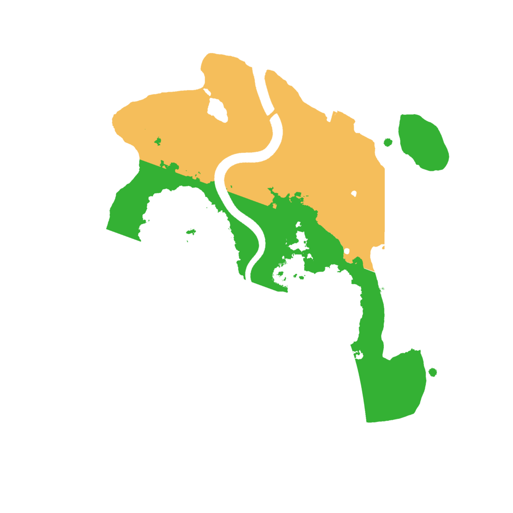 Biome Rust Map: Procedural Map, Size: 2500, Seed: 762381903