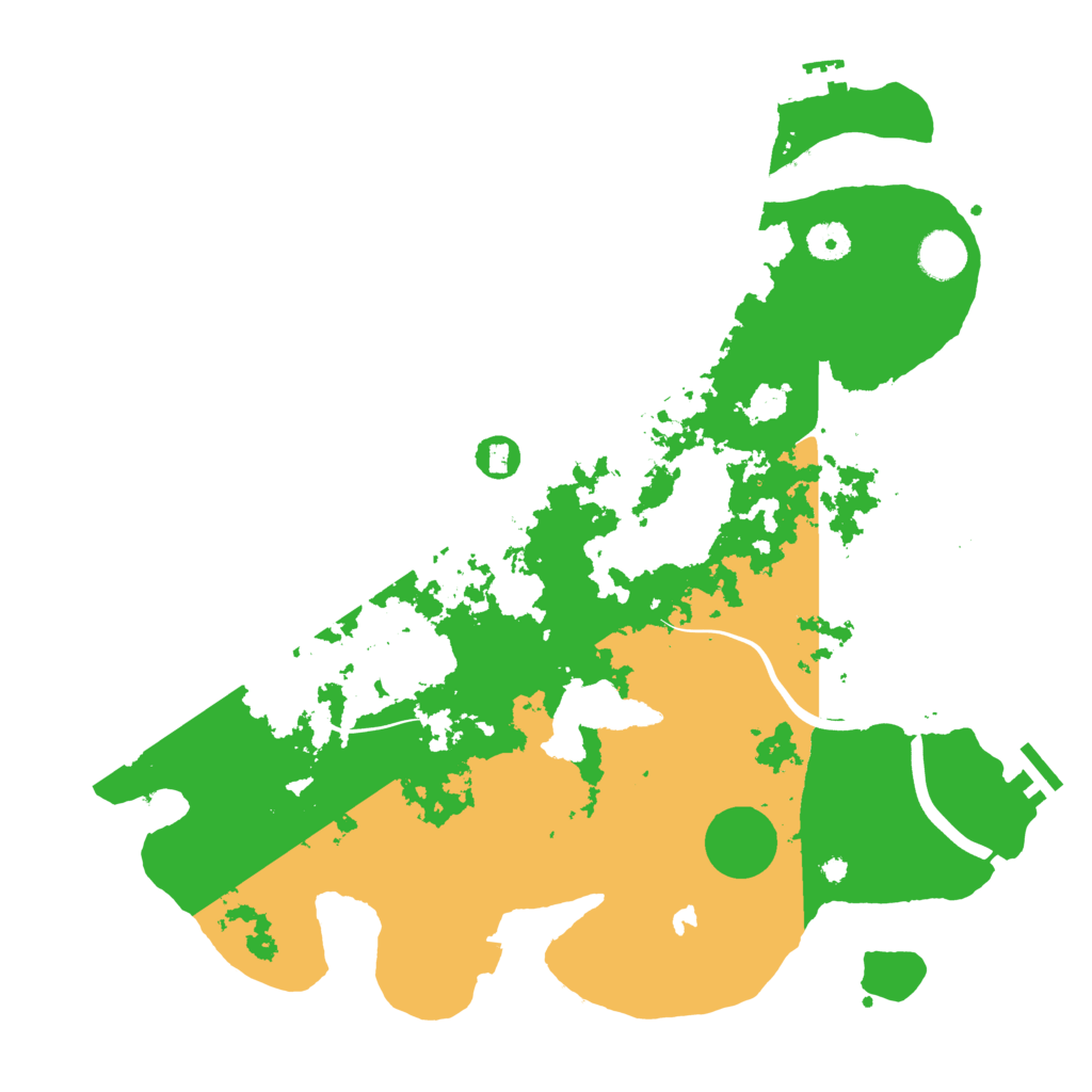 Biome Rust Map: Procedural Map, Size: 4000, Seed: 1891267223