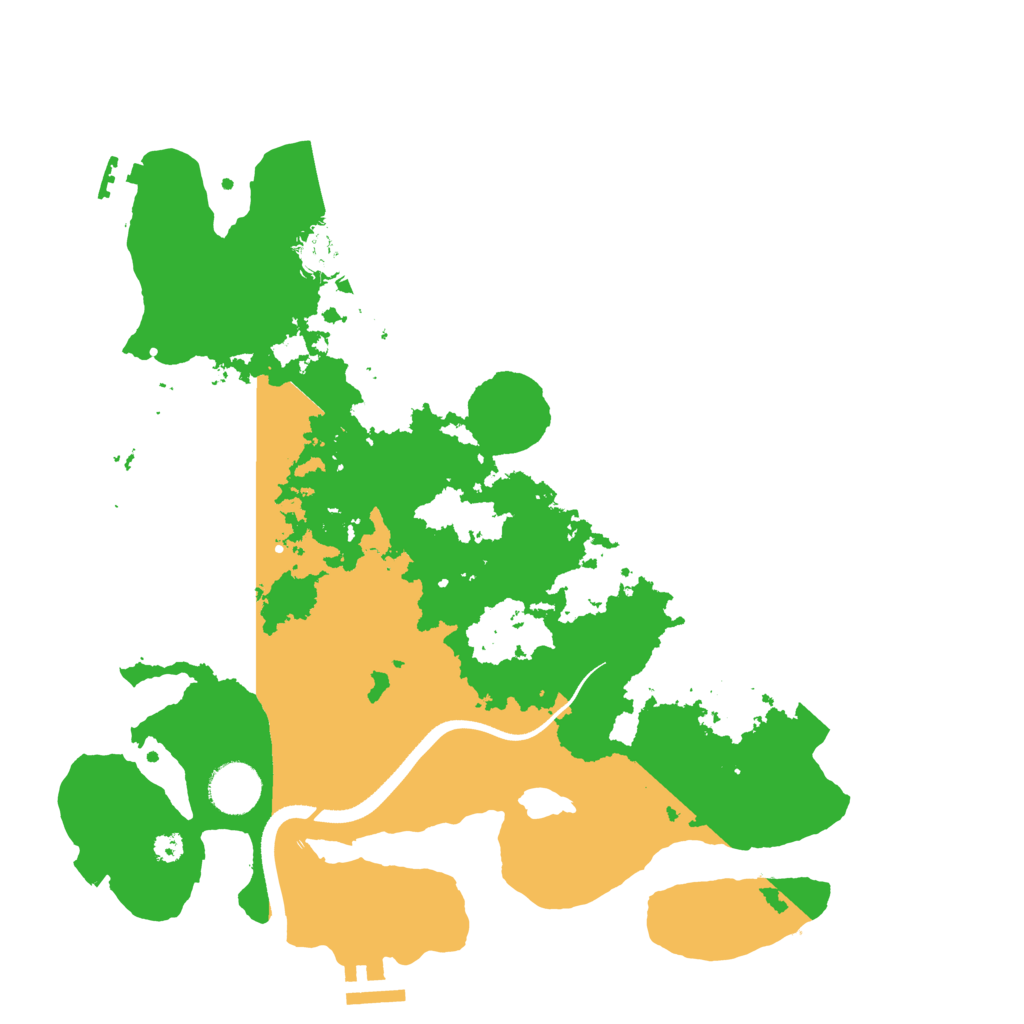 Biome Rust Map: Procedural Map, Size: 3500, Seed: 1703377610