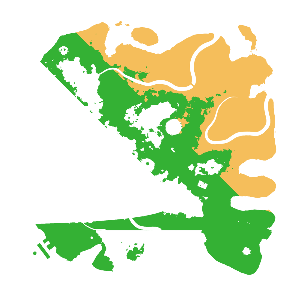 Biome Rust Map: Procedural Map, Size: 3500, Seed: 1750773441