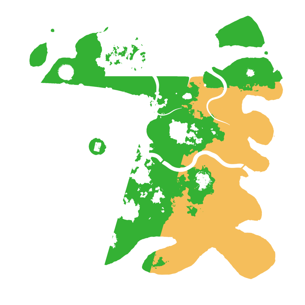 Biome Rust Map: Procedural Map, Size: 3500, Seed: 1155822024