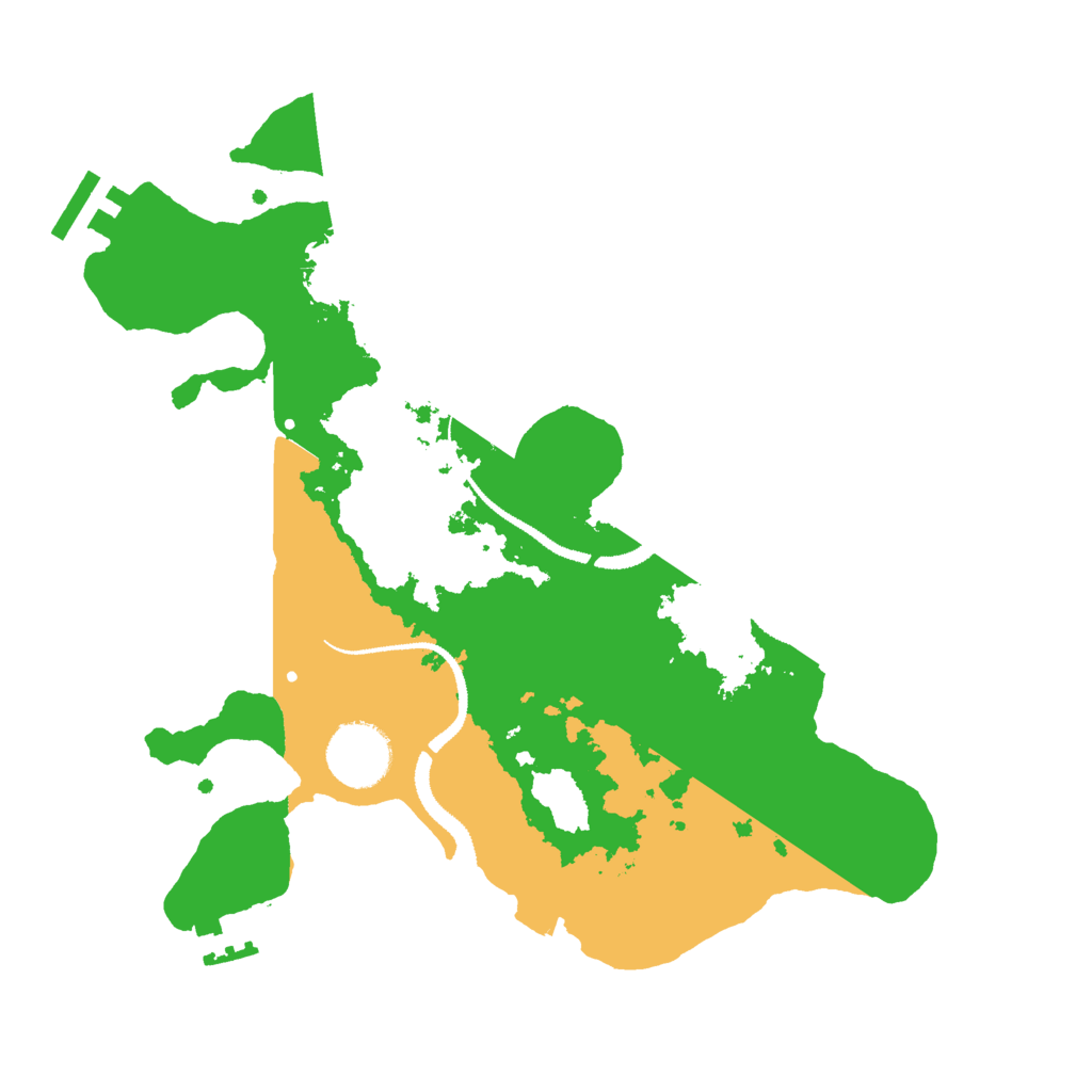 Biome Rust Map: Procedural Map, Size: 3000, Seed: 8520379