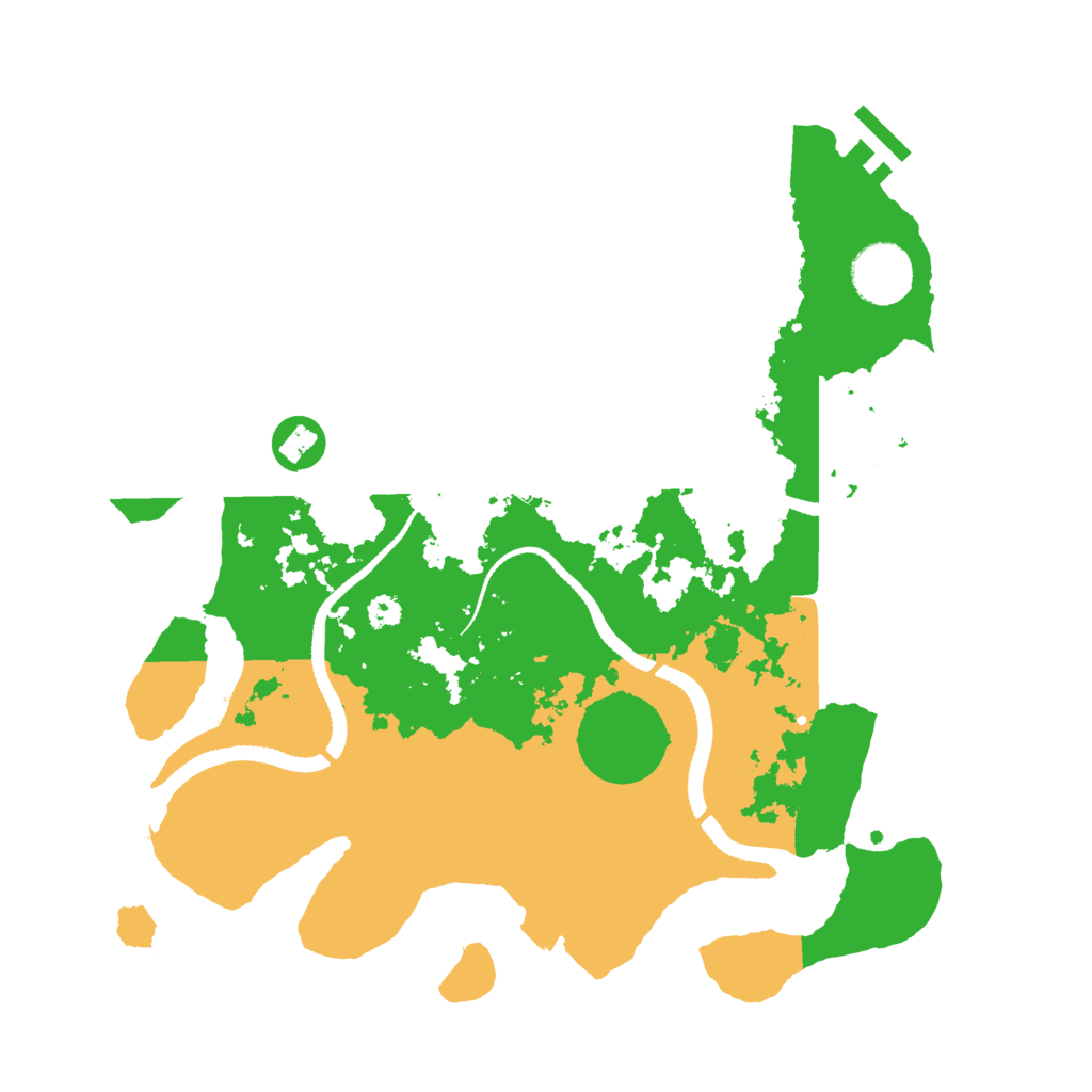 Biome Rust Map: Procedural Map, Size: 3250, Seed: 17762077