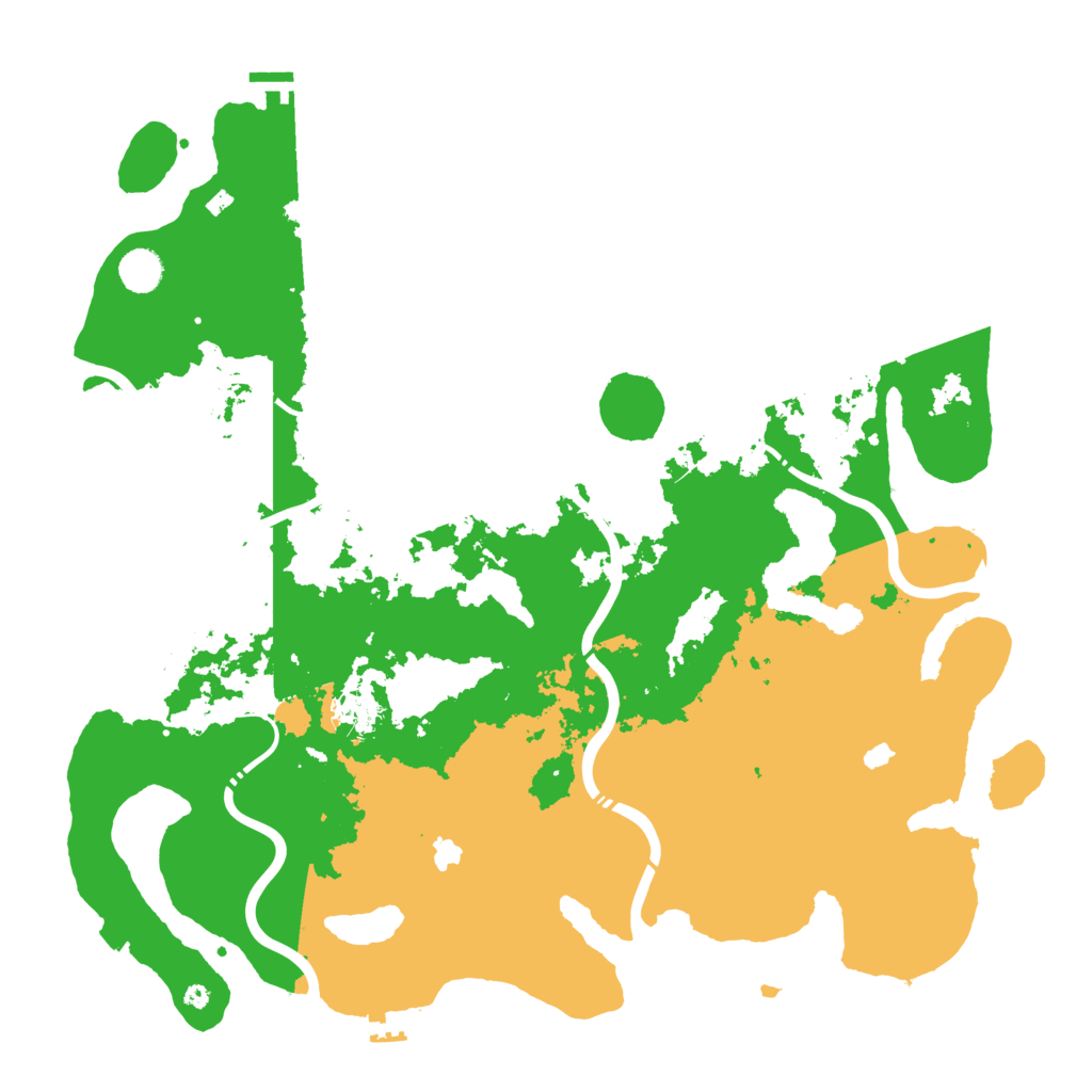 Biome Rust Map: Procedural Map, Size: 4500, Seed: 792486230