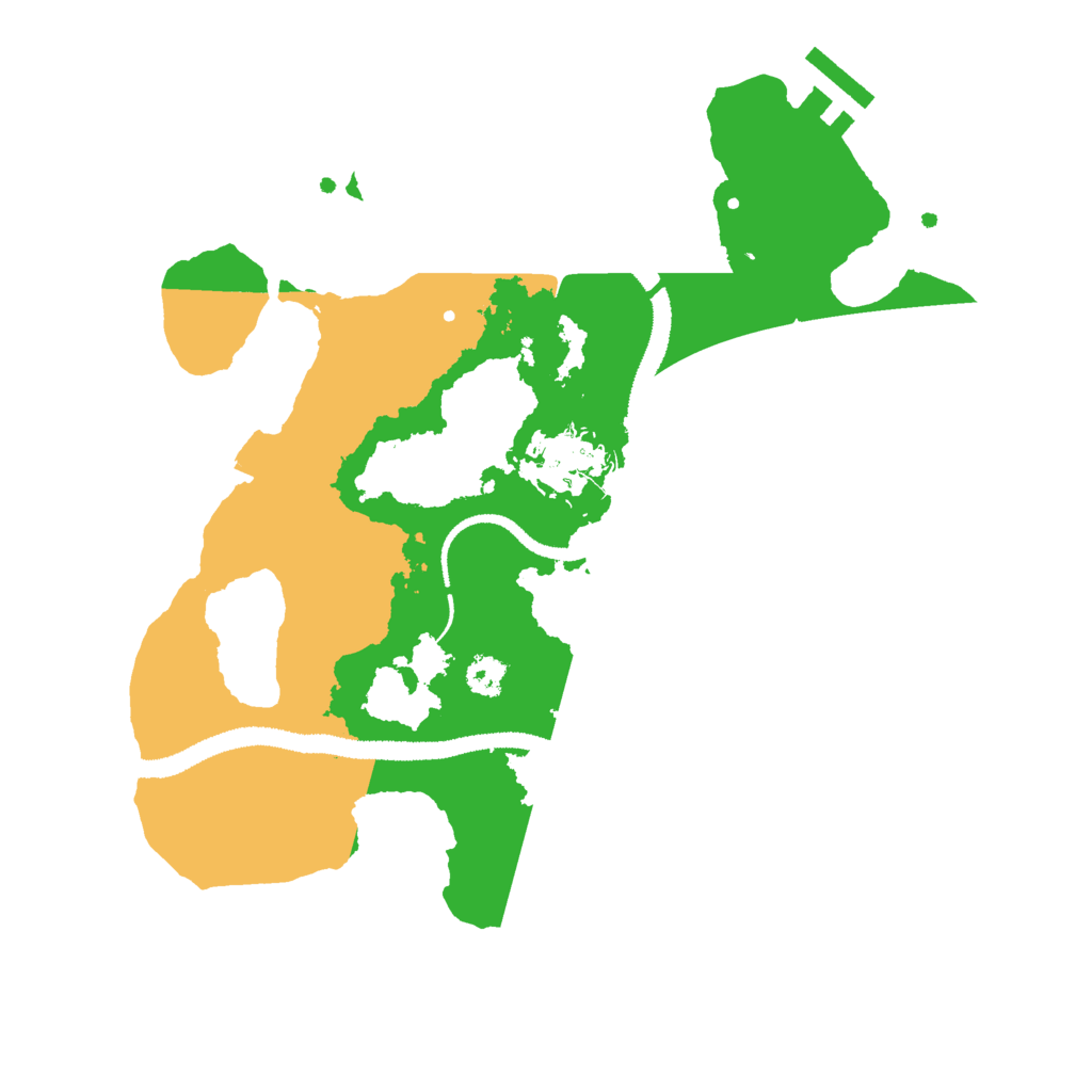 Biome Rust Map: Procedural Map, Size: 2800, Seed: 2100048264