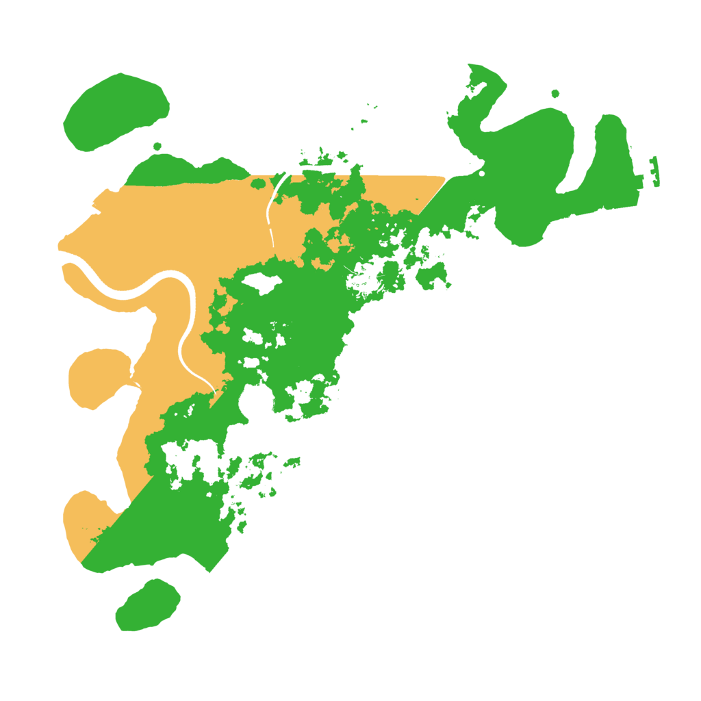 Biome Rust Map: Procedural Map, Size: 3500, Seed: 1206999848