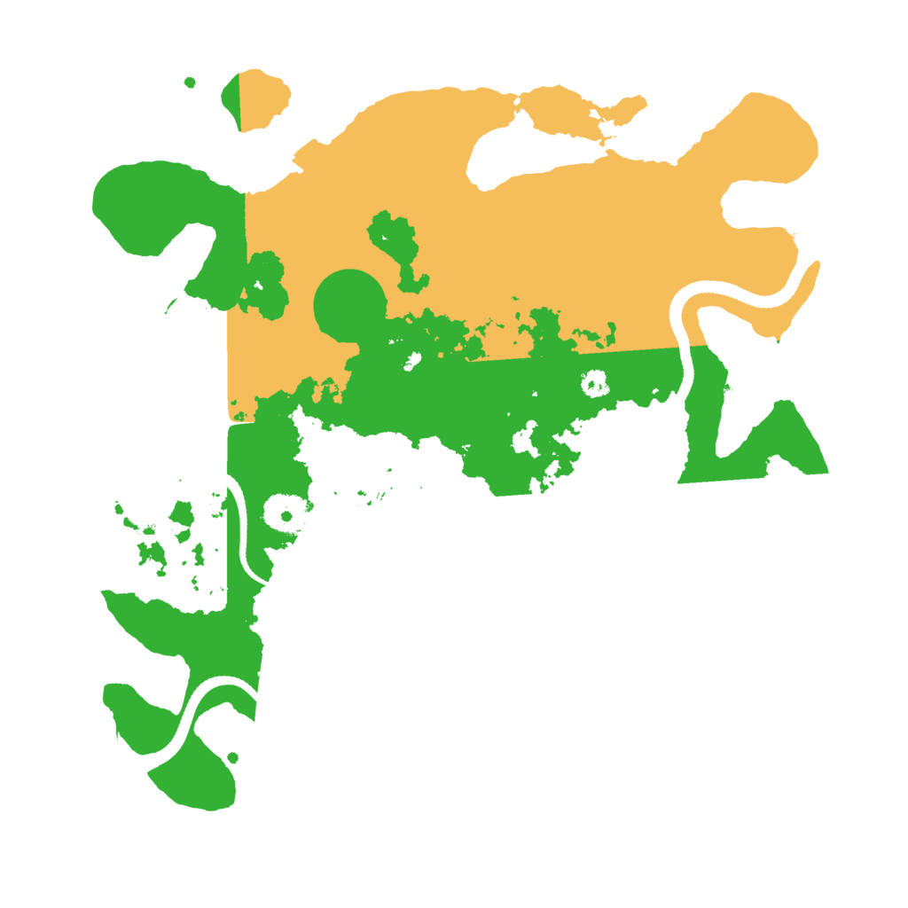 Biome Rust Map: Procedural Map, Size: 3300, Seed: 918274