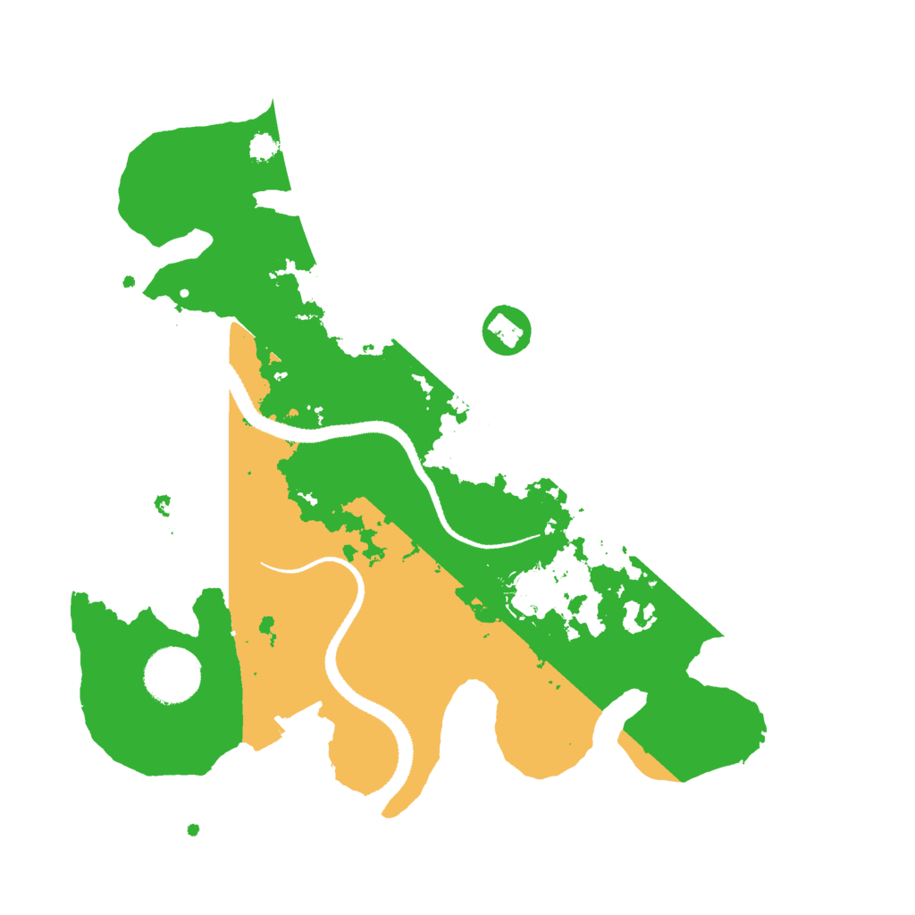 Biome Rust Map: Procedural Map, Size: 3000, Seed: 1262113233