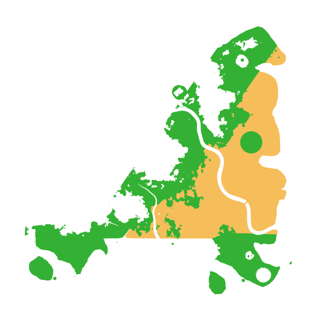 Biome Rust Map: Procedural Map, Size: 3800, Seed: 561114141