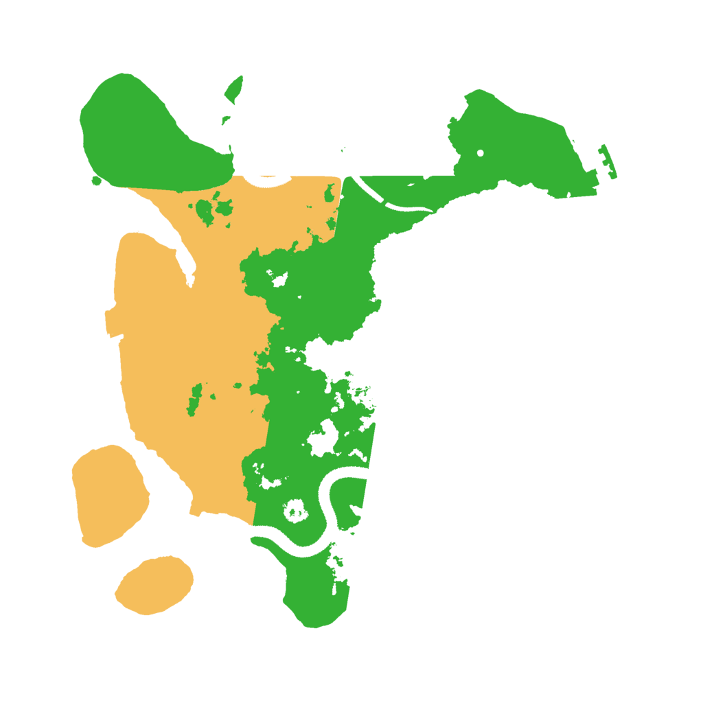 Biome Rust Map: Procedural Map, Size: 3000, Seed: 298342