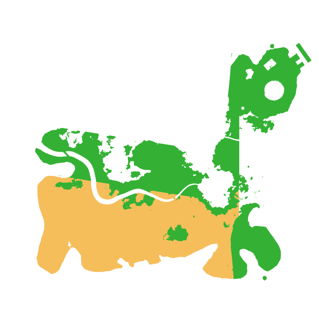 Biome Rust Map: Procedural Map, Size: 3000, Seed: 6509348