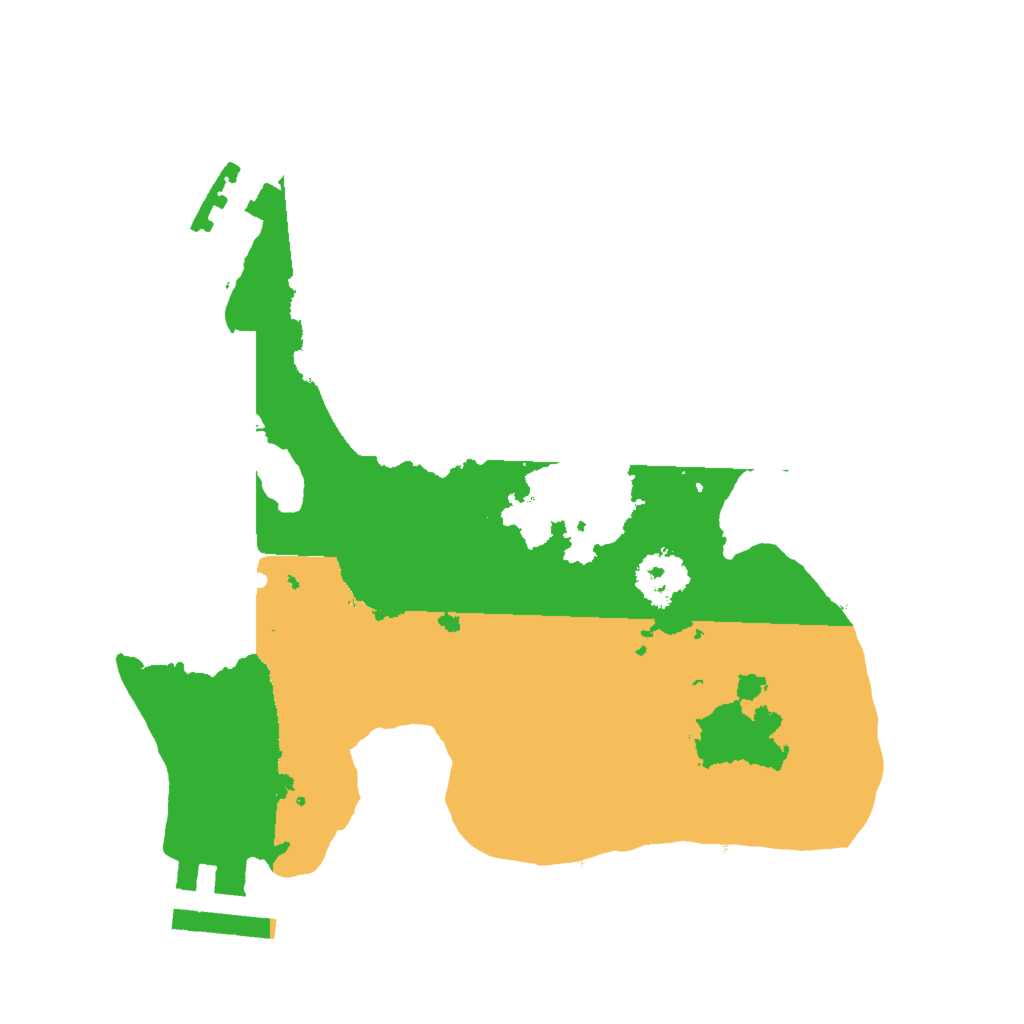 Biome Rust Map: Procedural Map, Size: 2001, Seed: 722425047