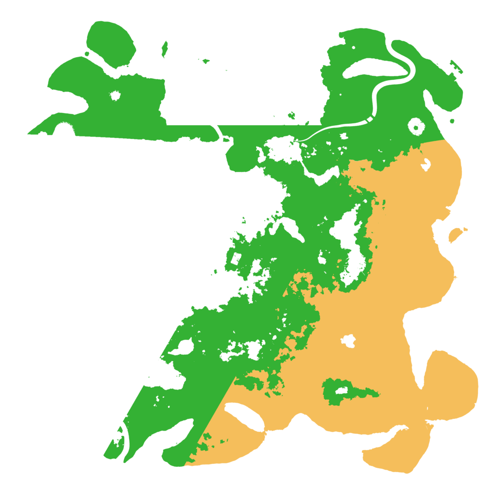Biome Rust Map: Procedural Map, Size: 4500, Seed: 592564844