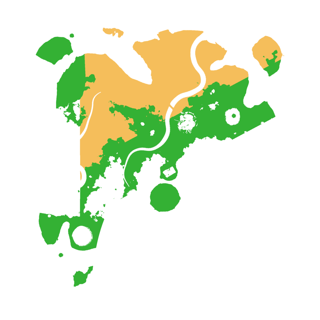 Biome Rust Map: Procedural Map, Size: 3000, Seed: 193438530