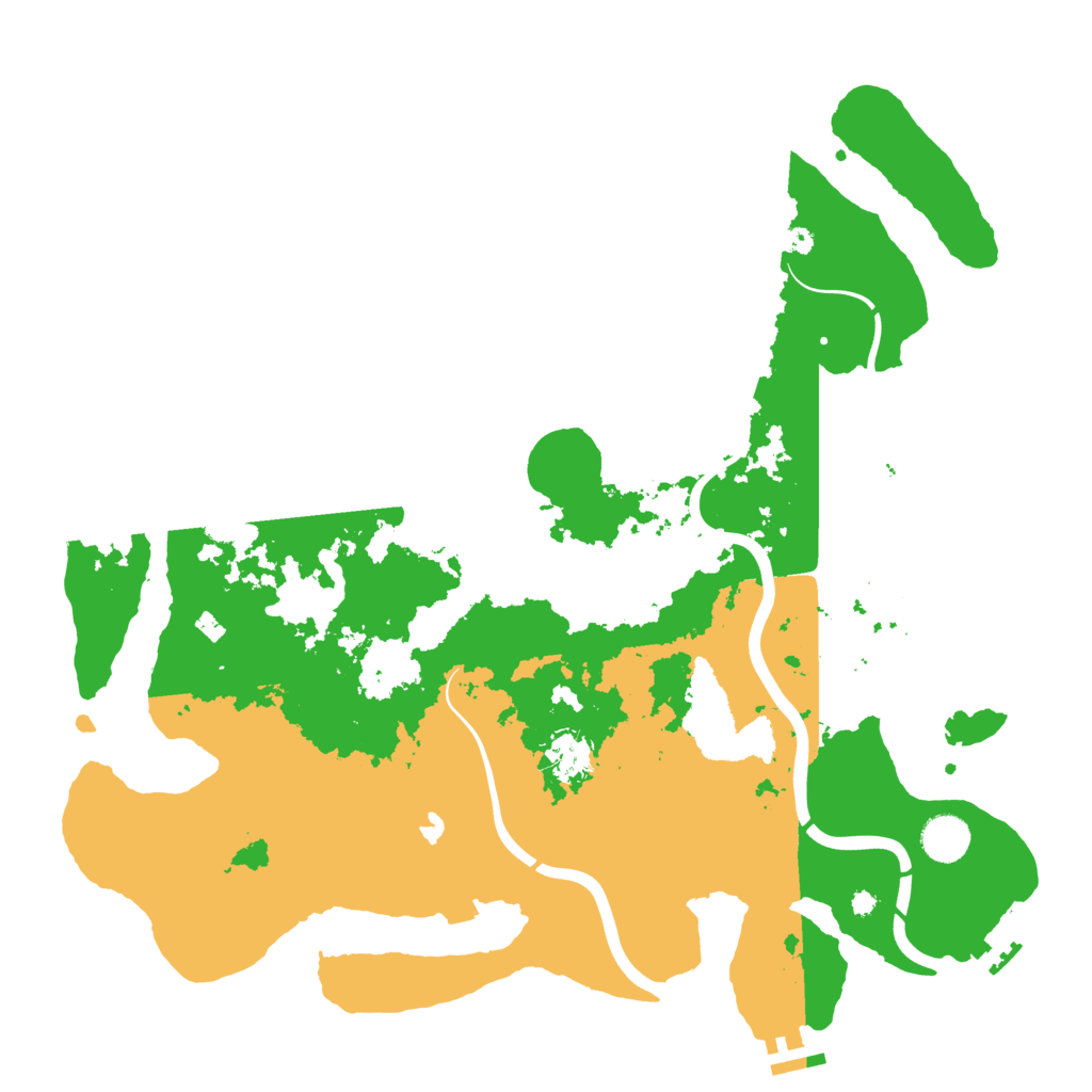 Biome Rust Map: Procedural Map, Size: 4000, Seed: 1194465115