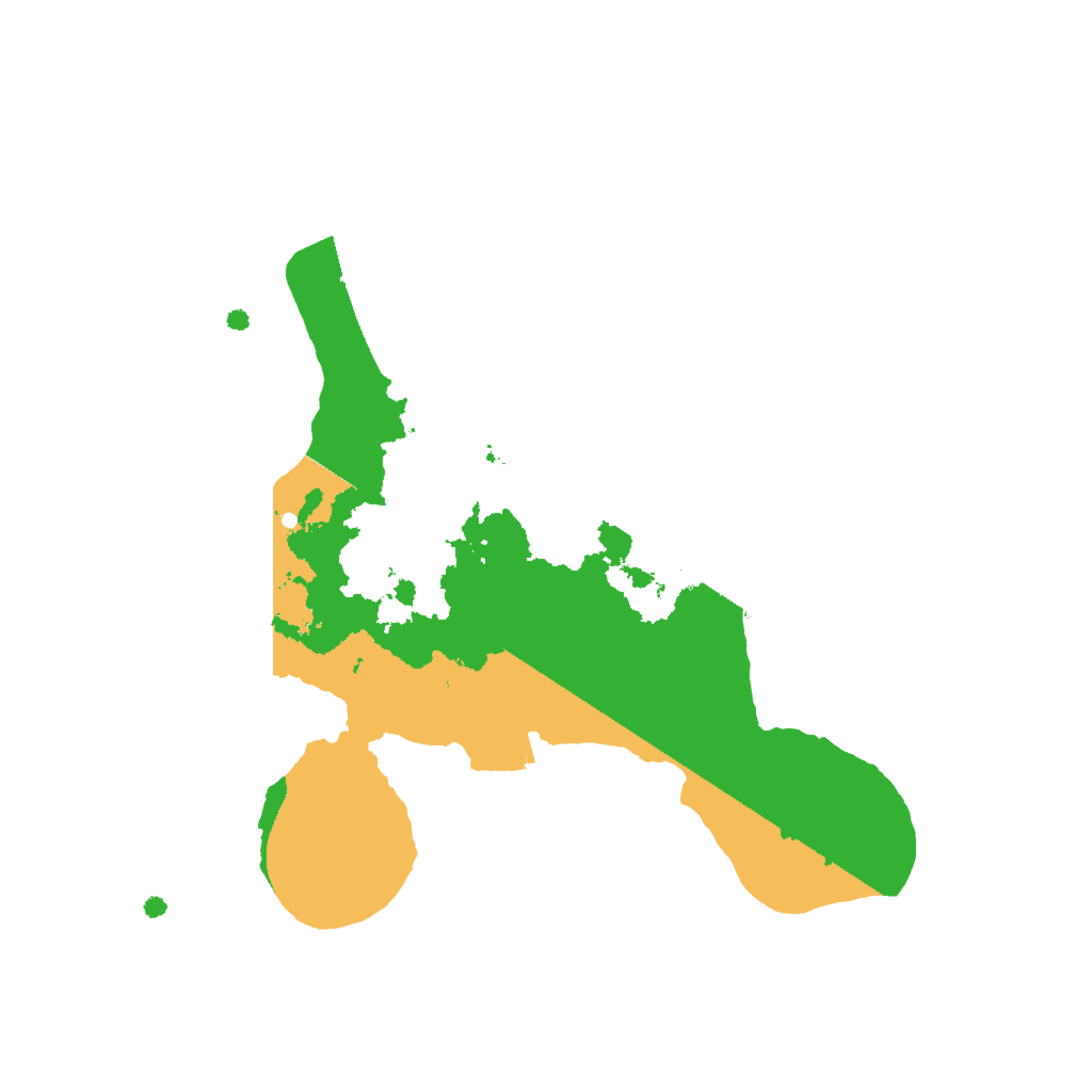 Biome Rust Map: Procedural Map, Size: 2000, Seed: 1442662874