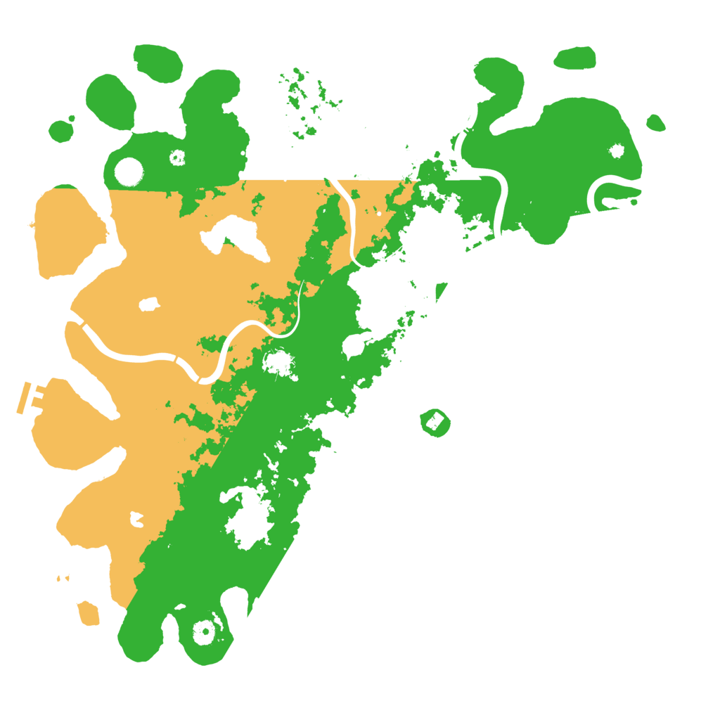Biome Rust Map: Procedural Map, Size: 4500, Seed: 178430949