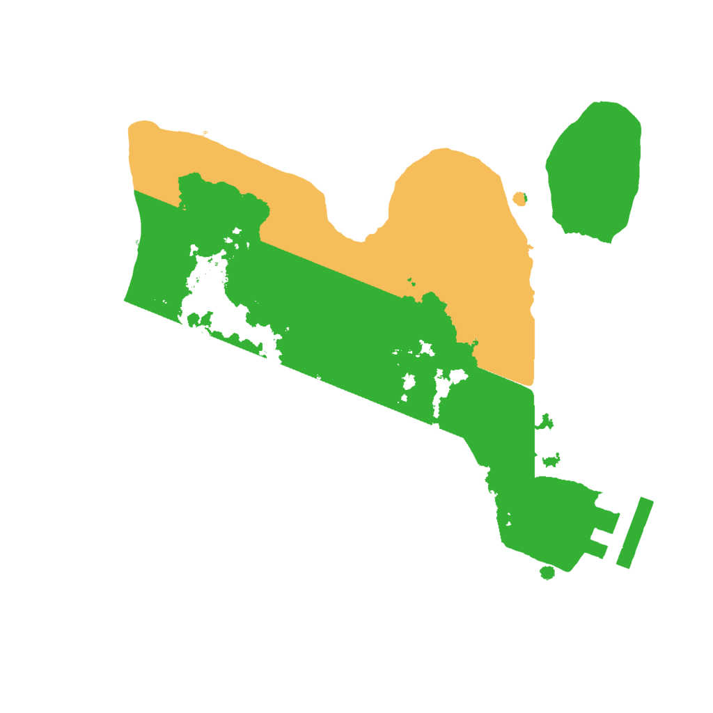 Biome Rust Map: Procedural Map, Size: 2000, Seed: 800976103